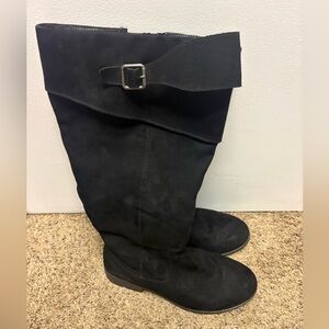 Torrid Wide Calf Black Knee-High Boots